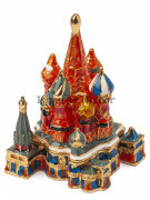 Шкатулка сувенирная в виде храма Василия Блаженного